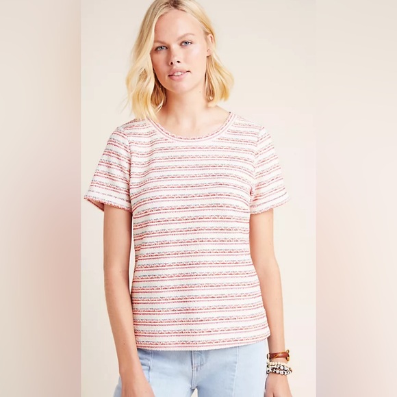 ANTHROPOLOGIE | cantare textured knit tee - Picture 2 of 7